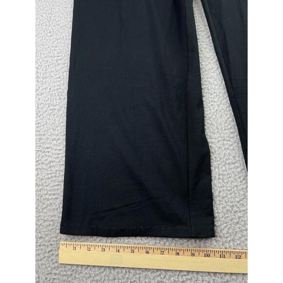 J. Jill Wearever Collection Smooth Fit Full Leg Pants Black Pull On Sz M 32x27 - Picture 8 of 10